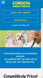 Mobile Screenshot of cordovaanimalhospital.com